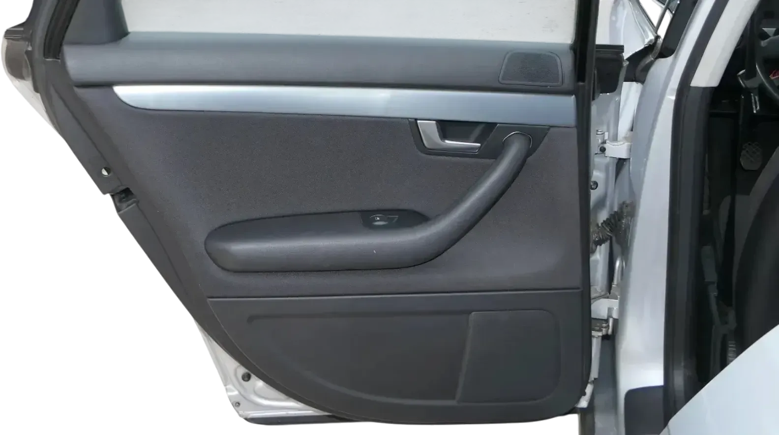 1x A4 8E B7 Türverkleidung Verkleidung Tür hinten links soul schwarz Griff Türgr - Bild 1