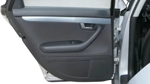 1x A4 8E B7 Türverkleidung Verkleidung Tür hinten links soul schwarz Griff Türgr