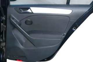 1x VW Golf 6 5K Türverkleidung Verkleidung Tür hinten rechts 4/5-Türer schwarz - Bild 1