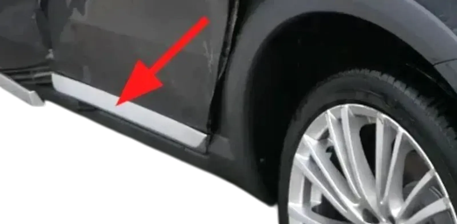 VW Passat 3C B7 NUR Zierleiste Leiste Abdeckung Tür unten hinten links Alltrack - Bild 1