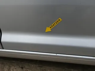 VW Caddy 3 2K Tür vorne rechts Beifahrertür silber LY7W -ohne Anbauteile - Bild 7