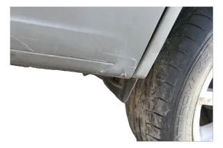 VW Tiguan 5N Tür hinten links blau LH5X - Bild 8