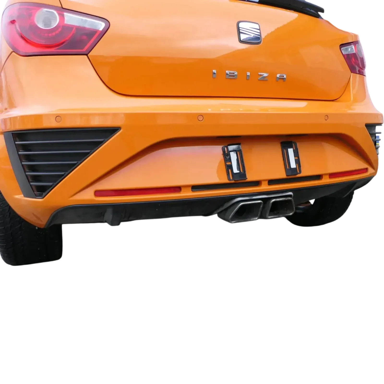 Seat Ibiza 6J Stoßstange Heckstoßstange hinten orange LP2C Sport Tuning 2/3-Türe - Bild 1