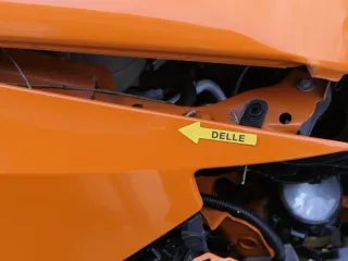 Seat Ibiza 6J Kotflügel vorne rechts orange LP2C 6J0821022A - Bild 5