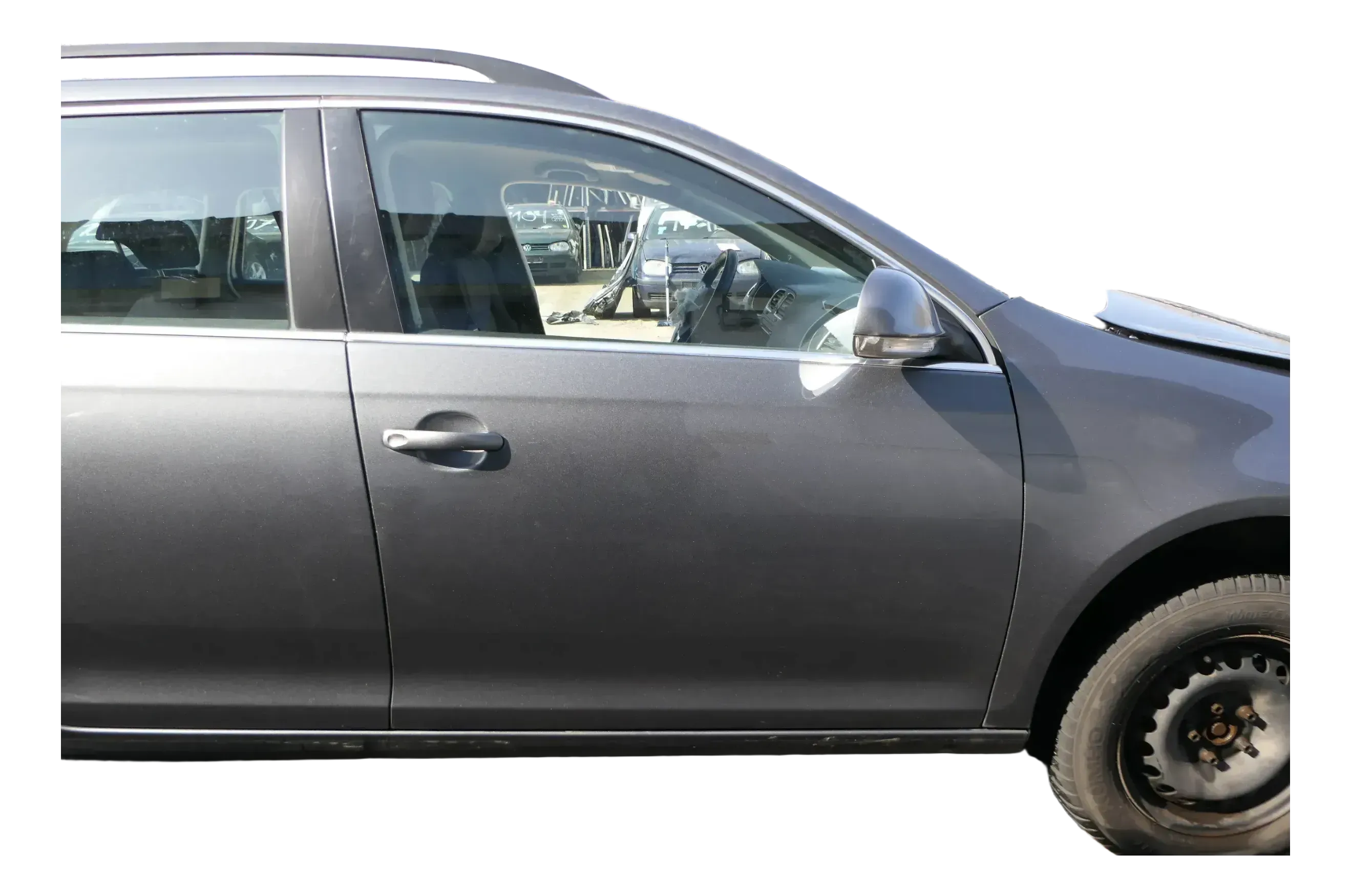 Golf 5 1K5 + 6 nur Kombi / Variant Tür vorne rechts Beifahrertür grau LD7X - Bild 1