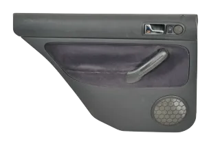 1x VW Golf 4 1J Kombi Türverkleidung Verkleidung Tür hinten links schwarz - Bild 1
