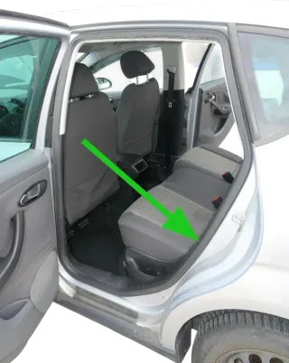 Seat Altea 5P Türdichtung Dichtung Tür hinten links Fahrertür 4/5-Türer Türgummi - Bild 3