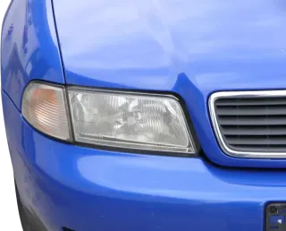 Audi A4 B5 Kombi + Limo Stoßstange vorne Frontstoßstange blau LZ5M Stoßfänger - Bild 3