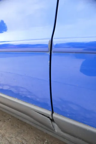 A4 B5 Tür nur Türblatt vorne links Fahrertür blau LZ5M Kombi oder Limo - Bild 7