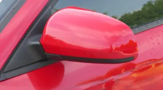 Audi A3 8P elektrischer Spiegel Außenspiegel vorne links rot LY3J + Glas - Bild 2