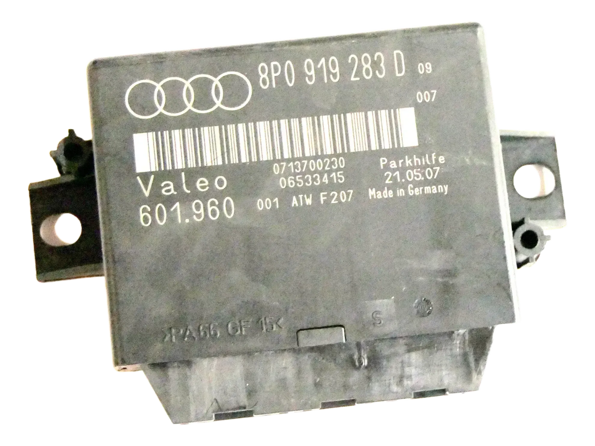 Audi A3 8P Steuergerät Einparkhilfe 8P0919283D Parkhilfe PDC Parkhilfe - Bild 1
