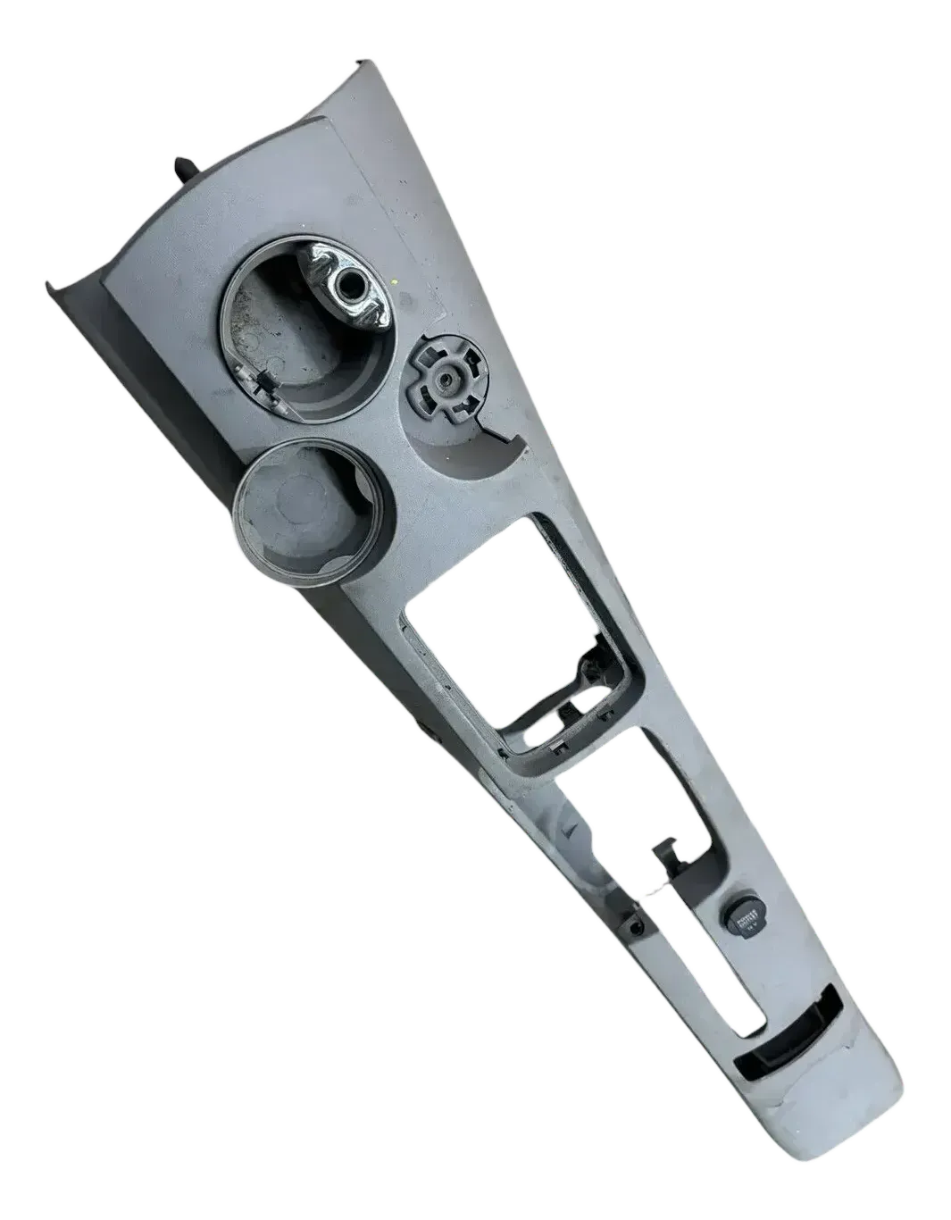 VW New Beetle vorne Mitteltunnel Tunnel Becherhalter Mittelkonsole grau - Bild 1