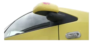VW New Beetle elektrischer Spiegel Außenspiegel rechts gelb LD1B Glas - Bild 4