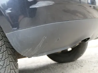 VW Polo 9N 9N3 Stoßstange Heckstoßstange hinten schwarz LC9Z Stoßfänger - Bild 2