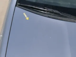 Skoda Fabia 6Y Motorhaube Klappe vorne grau LF7T silber vorn  (OHNEgrill!) - Bild 12