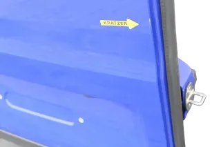 VW Crafter 7C MAN TGE Tür hinten links Heckklappe Hecktür Flügeltür blau R502 Ho - Bild 6