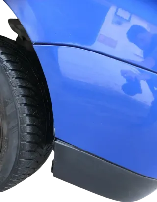 VW Lupo 6X Stoßstange vorne Frontstoßstange Stoßfänger blau LW5Z - Bild 2