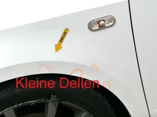 Seat Ibiza 6J Kotflügel vorne links weiß LB9A 6J0821021A - Bild 3