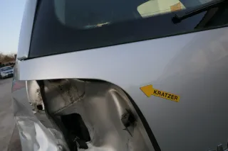 VW Polo 9N3 9N Heckklappe Kofferraumklappe Klappe silber LA7W grau - Scheibe - Bild 6
