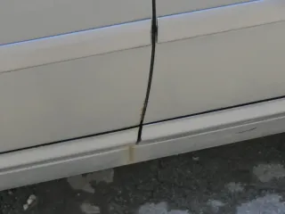 Audi A6 4B C5 Tür nur Türblatt vorne rechts Beifahrertür silber LY7W grau - Bild 10