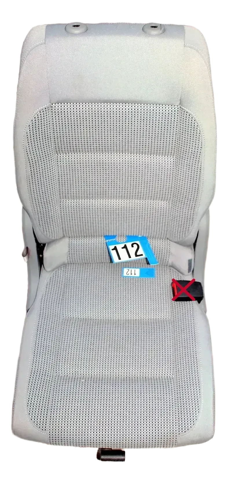 VW Touran Sitz hinten rechts grau (hinterm Beifahrersitz) Rücksitz - Bild 1