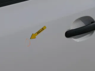 Fabia 5J Kombi + Limo Tür vorne links Fahrertür - weiß LF9E -ohne Anbauteile - Bild 2