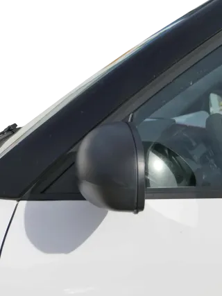 Skoda Fabia 5J mechanisch Spiegel Außenspiegel links mit Glas schwarz - Bild 4