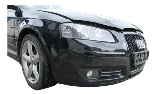 A3 8P Stoßstange Frontstoßstange Stoßfänger vorn Sportback S-line schwarz LZ9Y - Bild 10