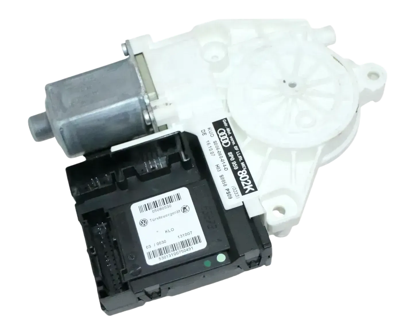 Audi A3 8P ektrischer Fensterheber Motor vorne rechts 8P0959802K 8P0959802J / M - Bild 1