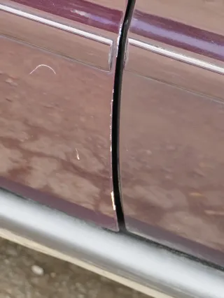 A4 B5 Tür nur Türblatt vorne links Fahrertür blau lila LY3K Kombi od Limo - Bild 8