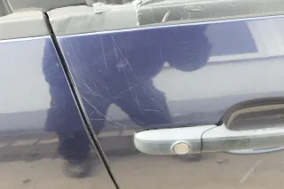 VW Passat 3A 35i Kombi Limo Tür vorne rechts Beifahrertür blau LN5Y ohneAnbautei - Bild 2