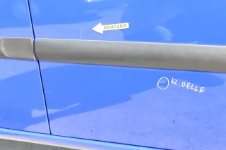 Seat Ibiza 6L Tür Beifahrertür 4/5-Türer vorne rechts blau LS5G surfblue ohenAnb - Bild 2