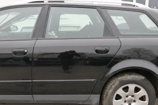 Audi A4 B6 8E Türblatt Tür hinten links schwarz LY9B bril Kombi Avant mit Rahmen - Bild 1