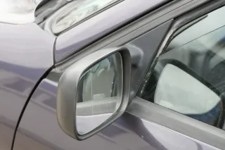 VW Passat 3A 35i elektrischer Spiegel Außenspiegel links + Glas schwarz matt - Bild 3