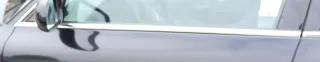 VW Passat 3B Leiste Zierleiste Tür vorn links chrom silber oben Fensterschachtab - Bild 1