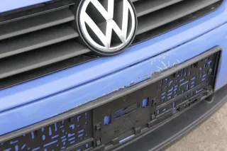 VW Lupo Stoßstange vorne Frontstoßstange Stoßfänger blau softblau LR5A vorn - Bild 6