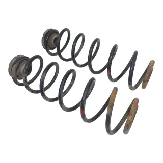 VW Golf 4 Bora Feder hinten rechts + links 1x braun 2x silber Benziner 1,6 - Bild 1