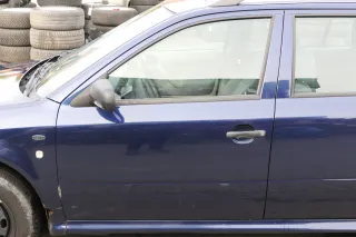 Skoda Octavia 1U Kombi + Limo Tür vorne links Fahrertür blau LF5U tiefseeblau - Bild 1
