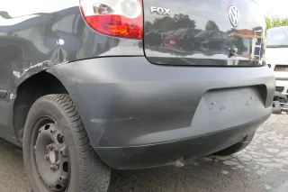 VW Fox 5Z Stoßstange hinten Stoßfänger schwarz matt - Bild 3