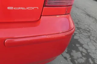 VW Polo 6N2 Stoßstange hinten Heckstoßstange Stoßfänger rot LP3G flash - Bild 7