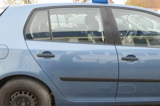 VW Golf 5 V 1K Tür Türrahmen hinten rechts 4/5-Türer LA5S riverblue blau - Bild 1