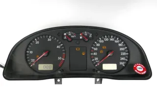 VW Passat 3B Tacho Tachometer Kombiinstrument 256.000km 3B0920802A TDI - Bild 1