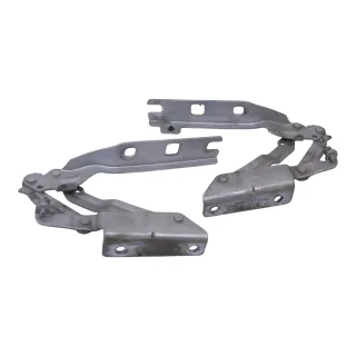 2x VW Golf 5 1K Scharniere für Motorhaube Klappe links + rechts silber LA7W - Bild 1