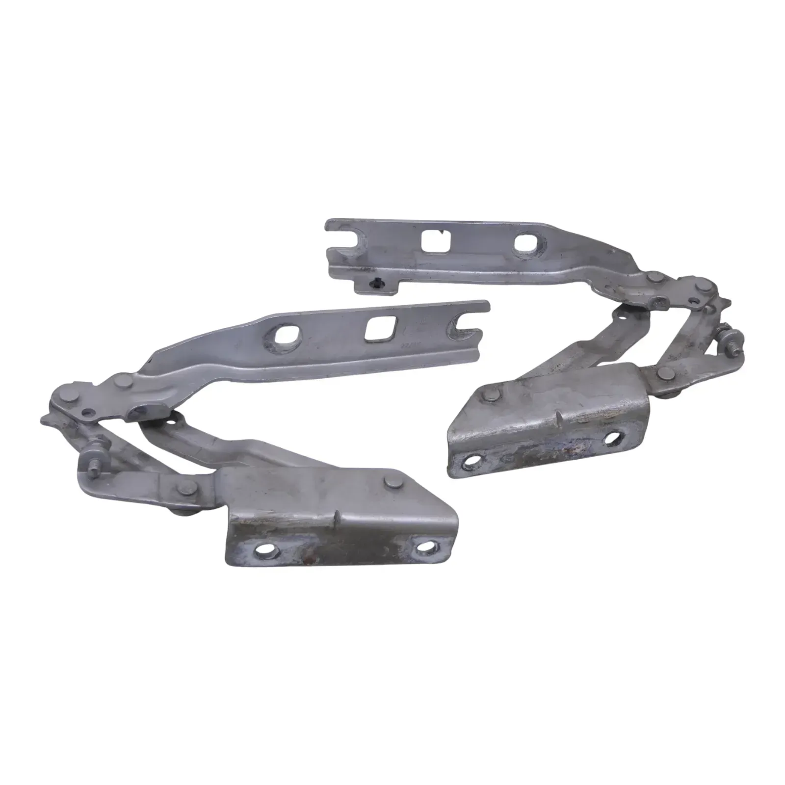 2x VW Golf 5 1K Scharniere für Motorhaube Klappe links + rechts silber LA7W - Bild 1