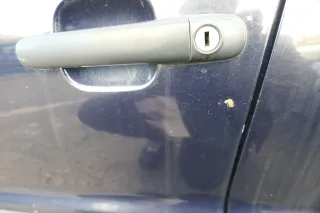 VW Polo 6N 6N2 Tür vorne links Fahrertür 4/5-Türer blau LC5H ohneAnbauteile - Bild 4