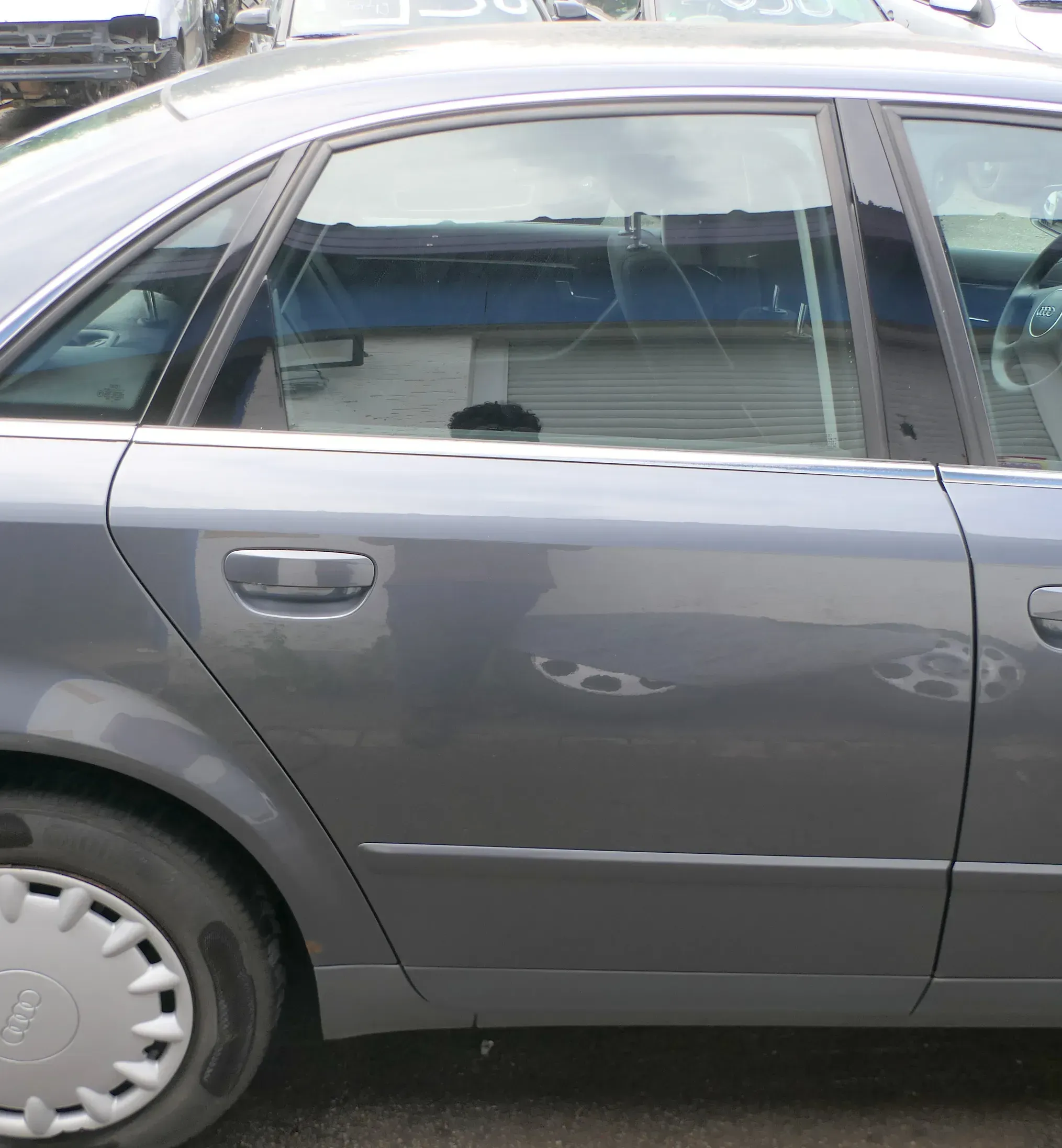 Audi A4 B6 8E nur Türblatt Tür hinten rechts grau LX7Z Kombi+Limo - Bild 1