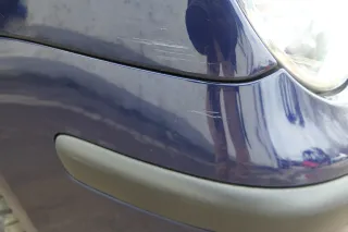 VW Polo 9N Stoßstange Frontstoßstange vorne blau LB5N - Bild 4