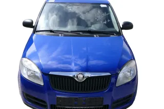 Skoda Fabia 5J Roomster Motorhaube Haube Klappe vorne blau LF5K - Bild 2