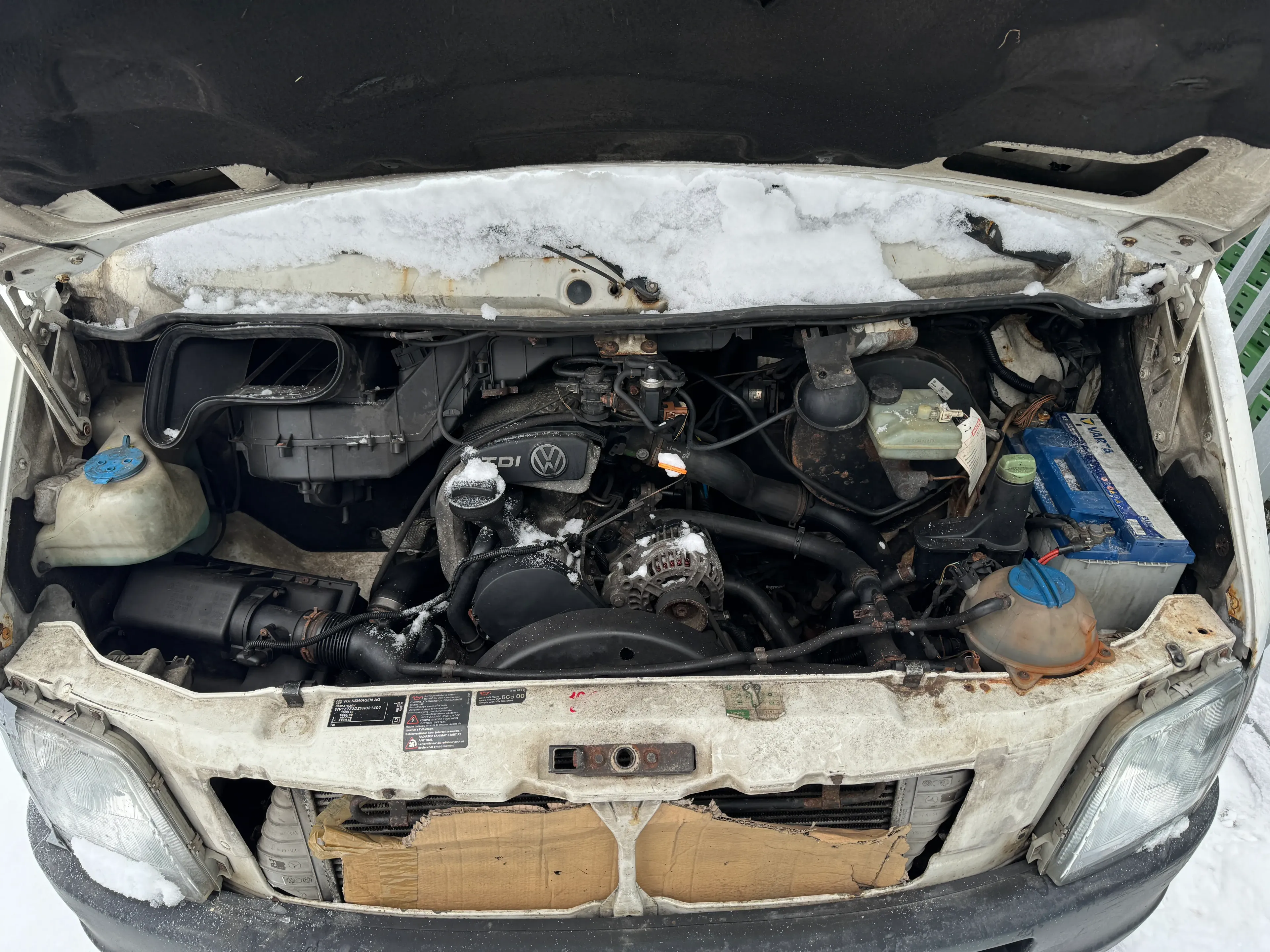 1x VW LT 2D 35 28 Stoßdämpfer Federbein Feder vorne - Bild 1
