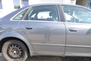 Audi A4 B6 8E Rahmen + Türblatt Tür hinten rechts grau LX7Z   Limousine - Bild 1
